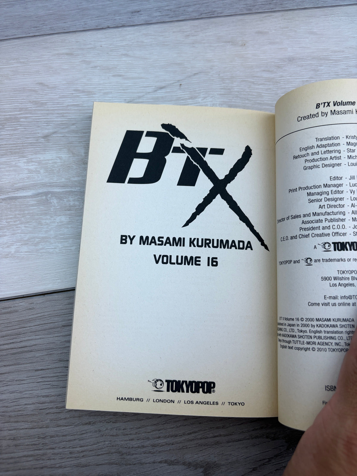 B'TX Volume 16 Manga
