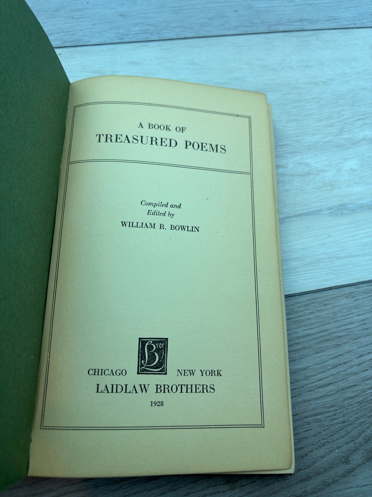 A Book of Treasured Poems