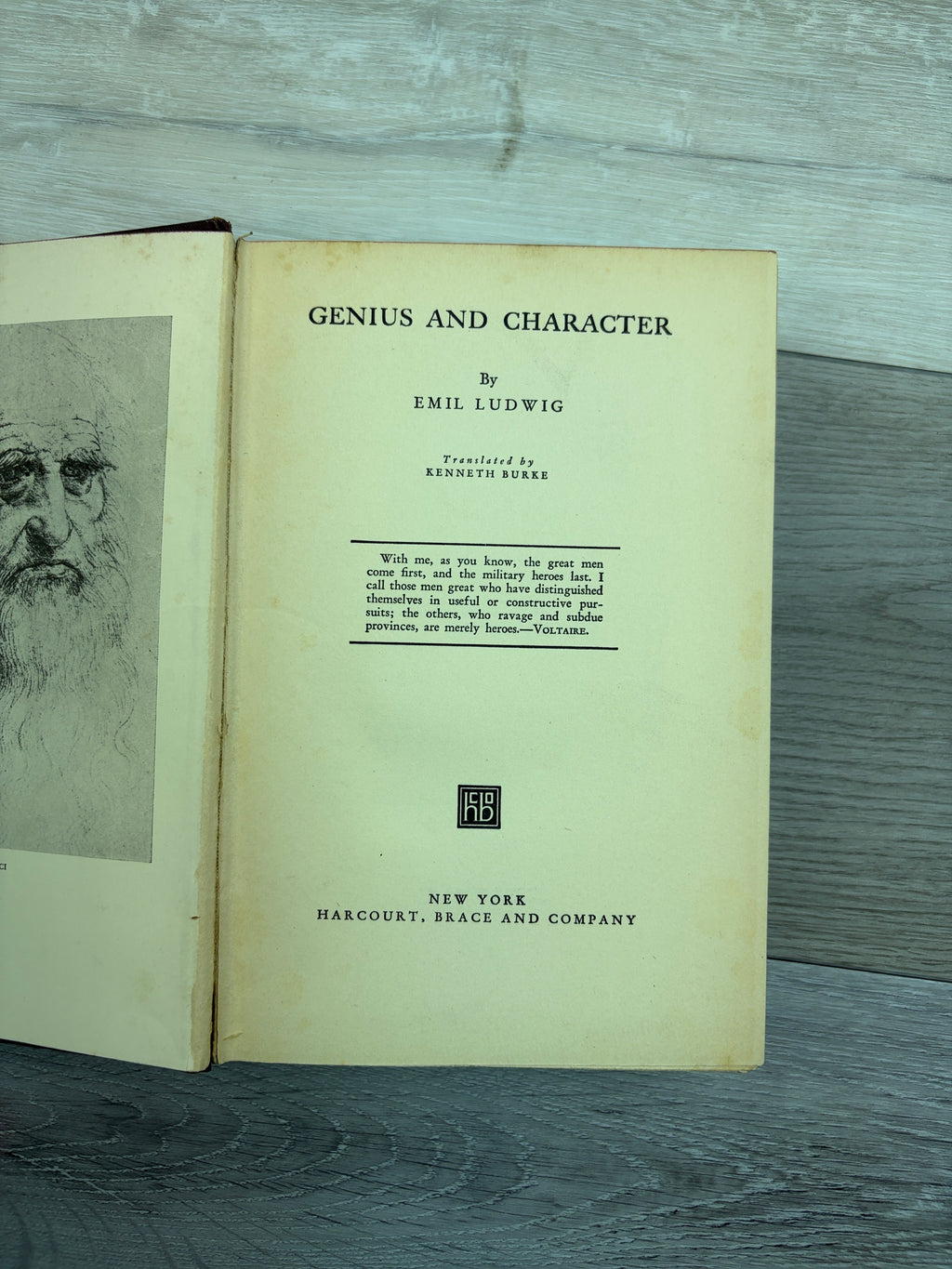 Genius and Character