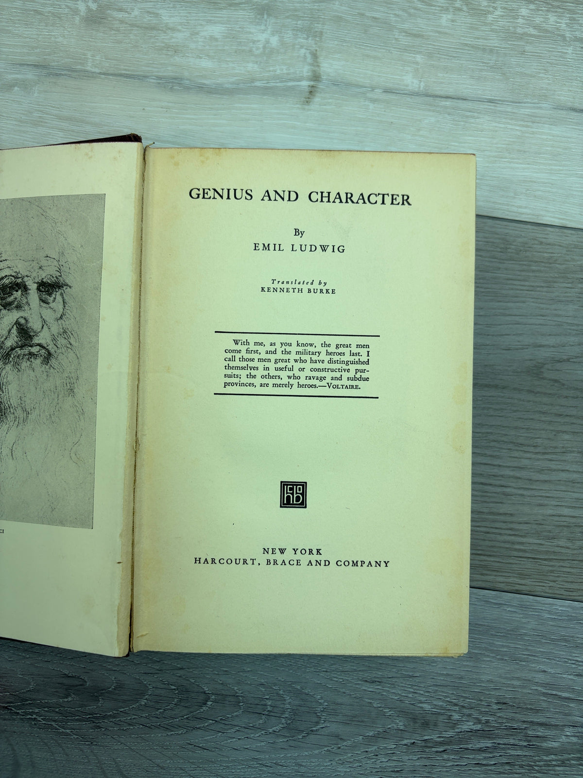 Genius and Character