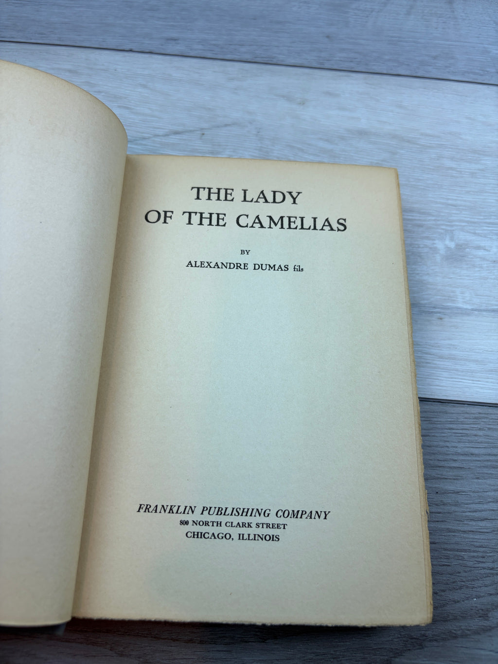 The Lady of the Camellias