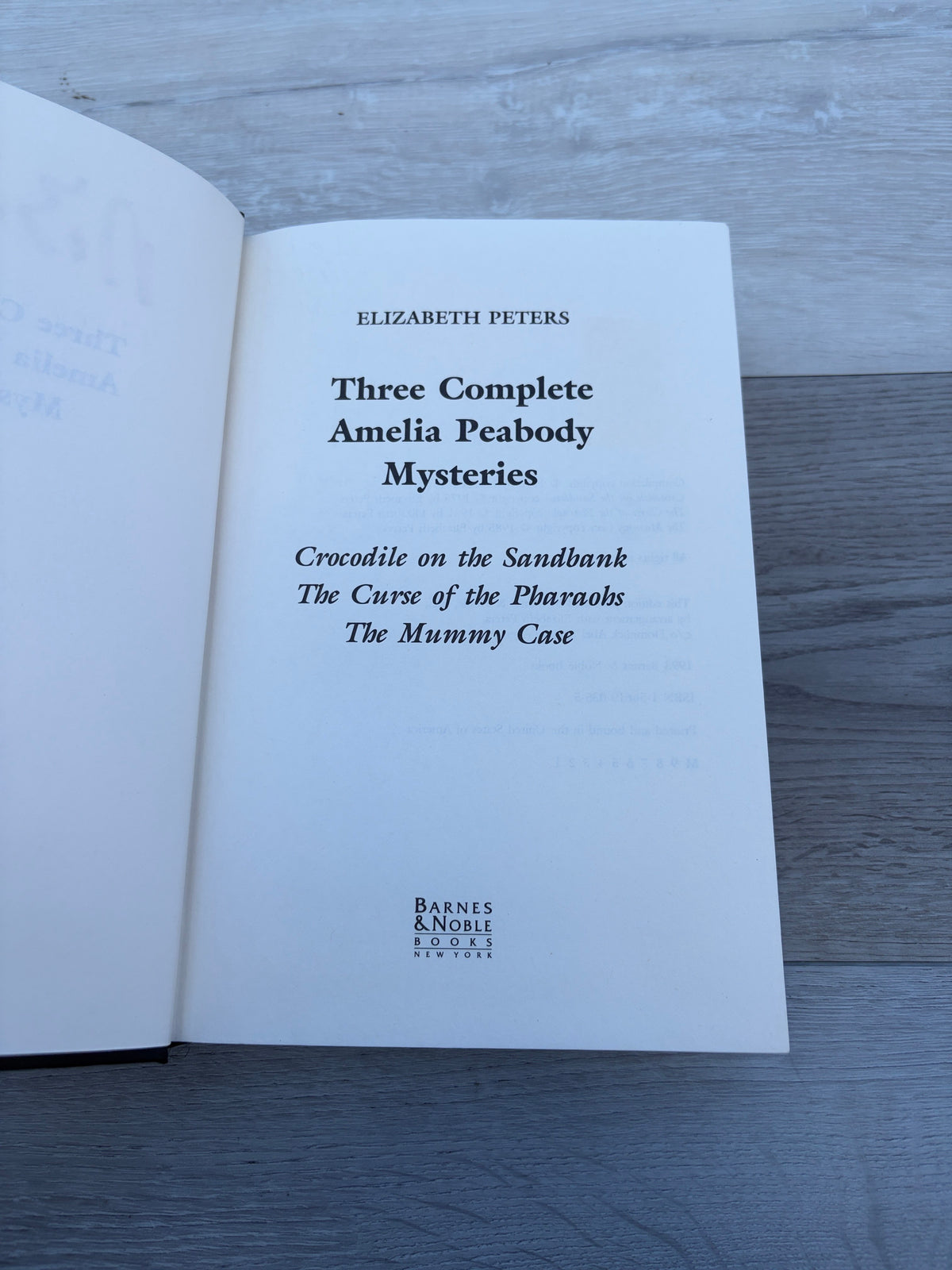 Three Complete Amelia Peabody Mysteries