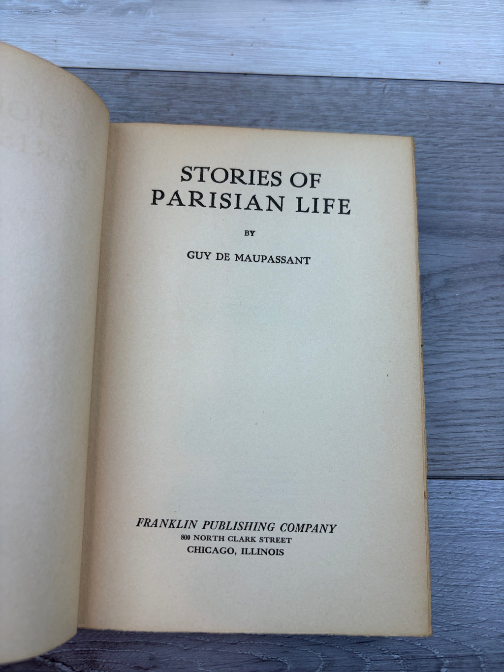 Stories of Parisian Life