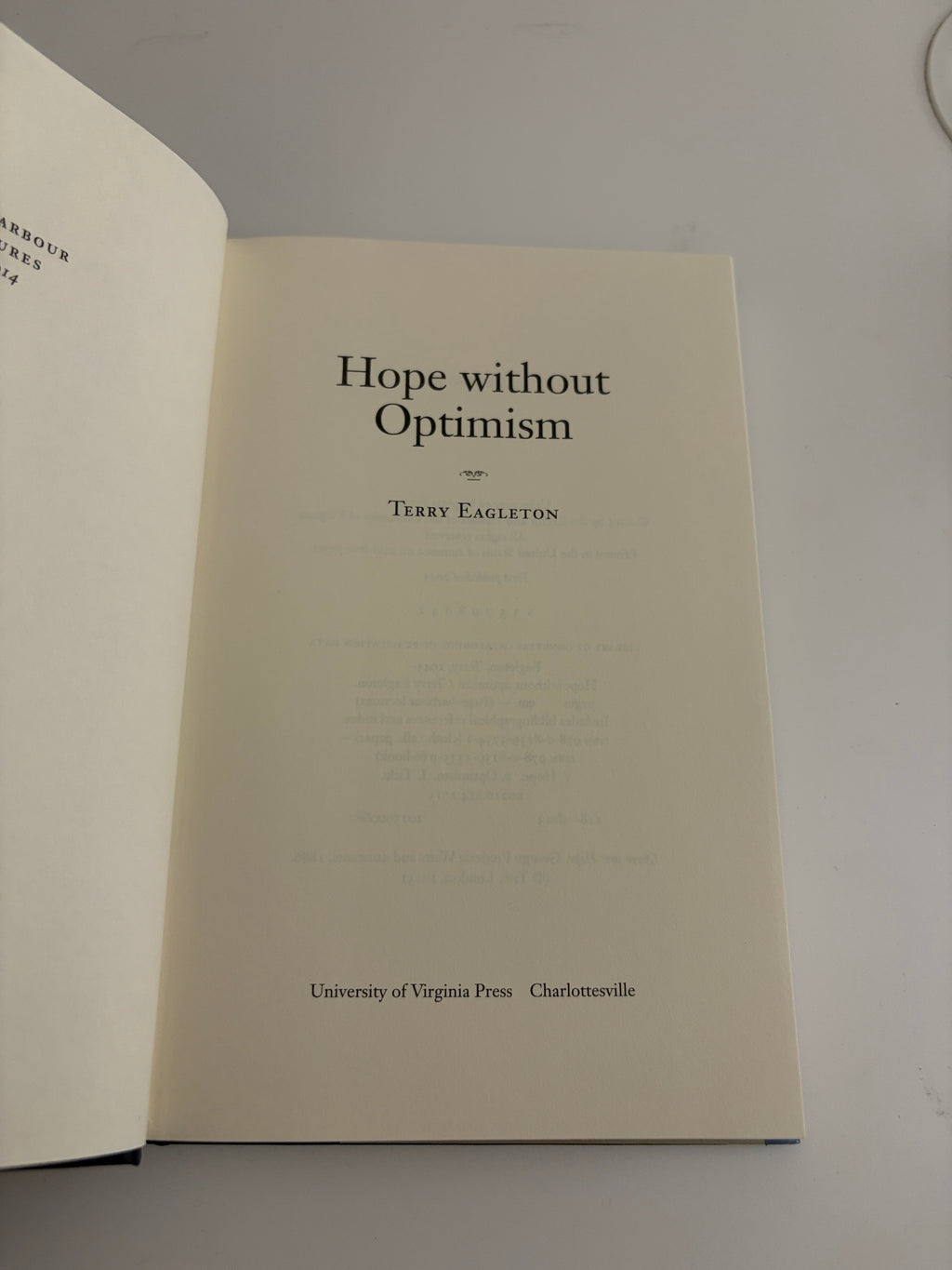 Hope without Optimism