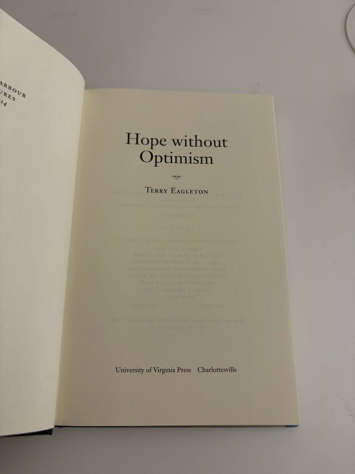Hope without Optimism