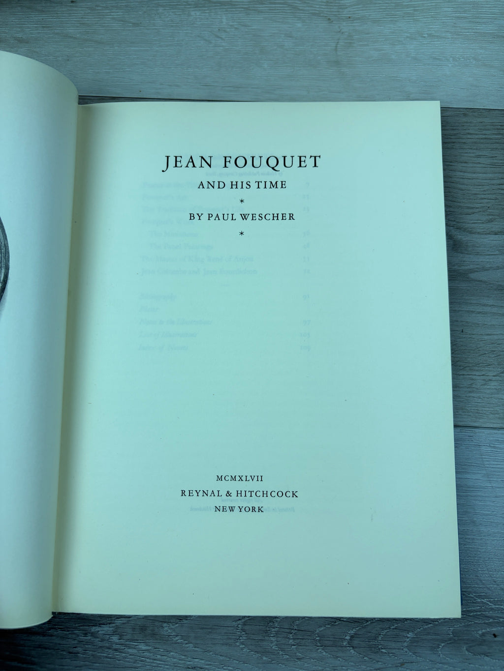Jean Fouquet and His Time