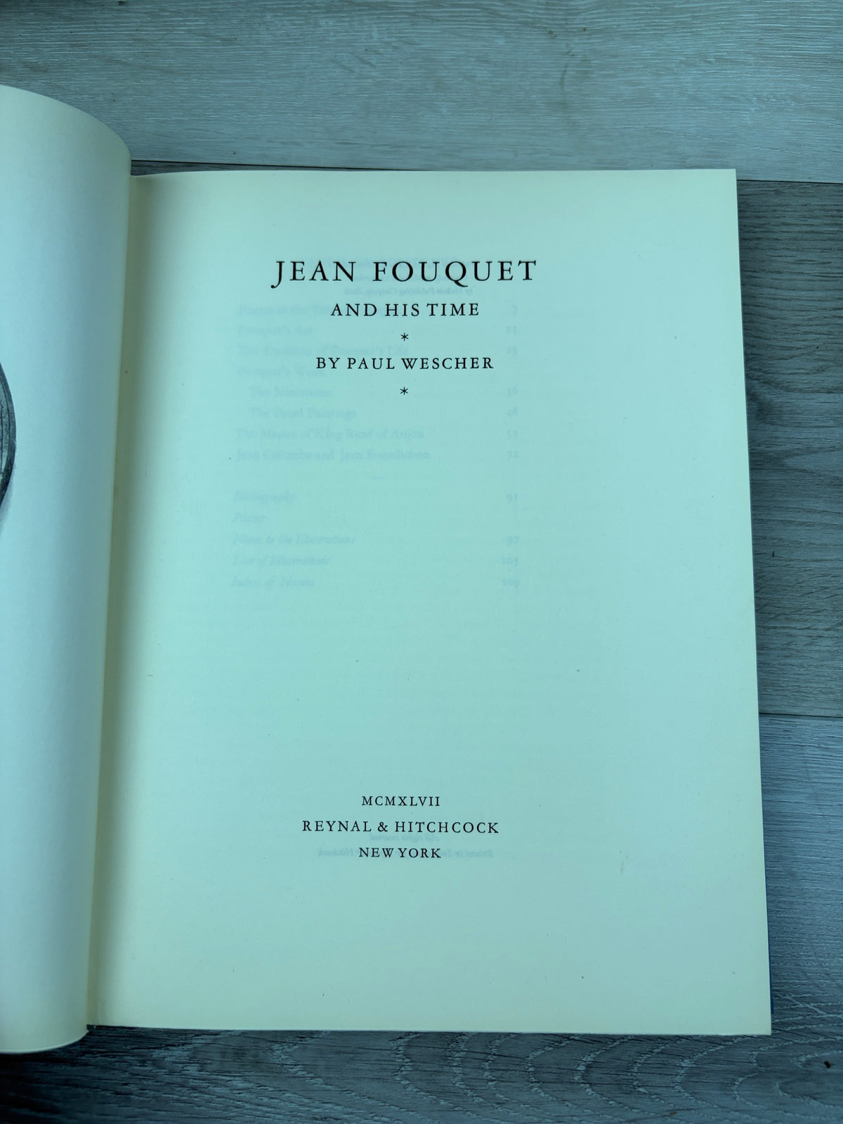 Jean Fouquet and His Time