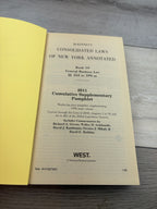 McKinney's Consolidated Laws of New York Annotated, Book 19