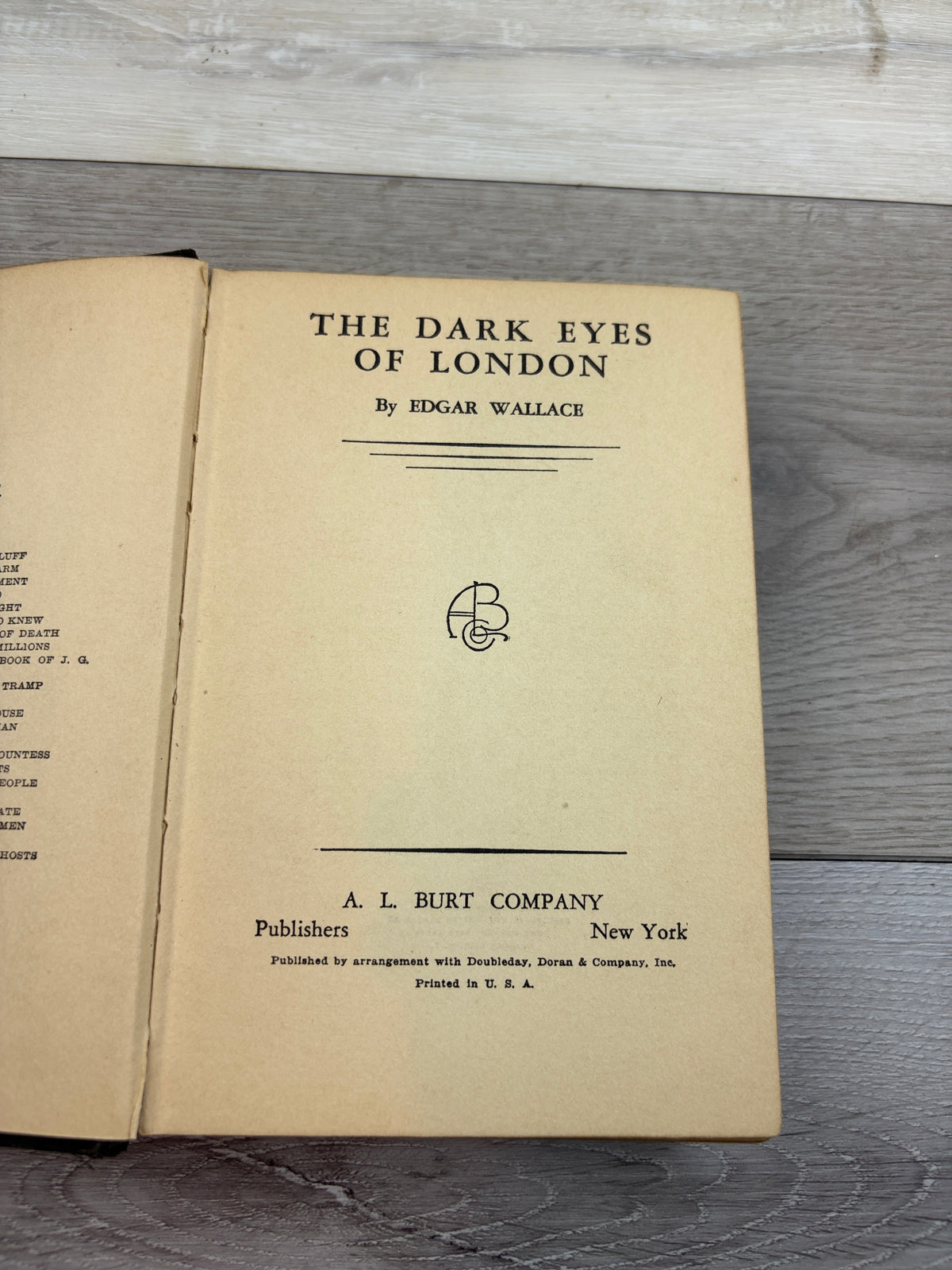 The Dark Eyes of London