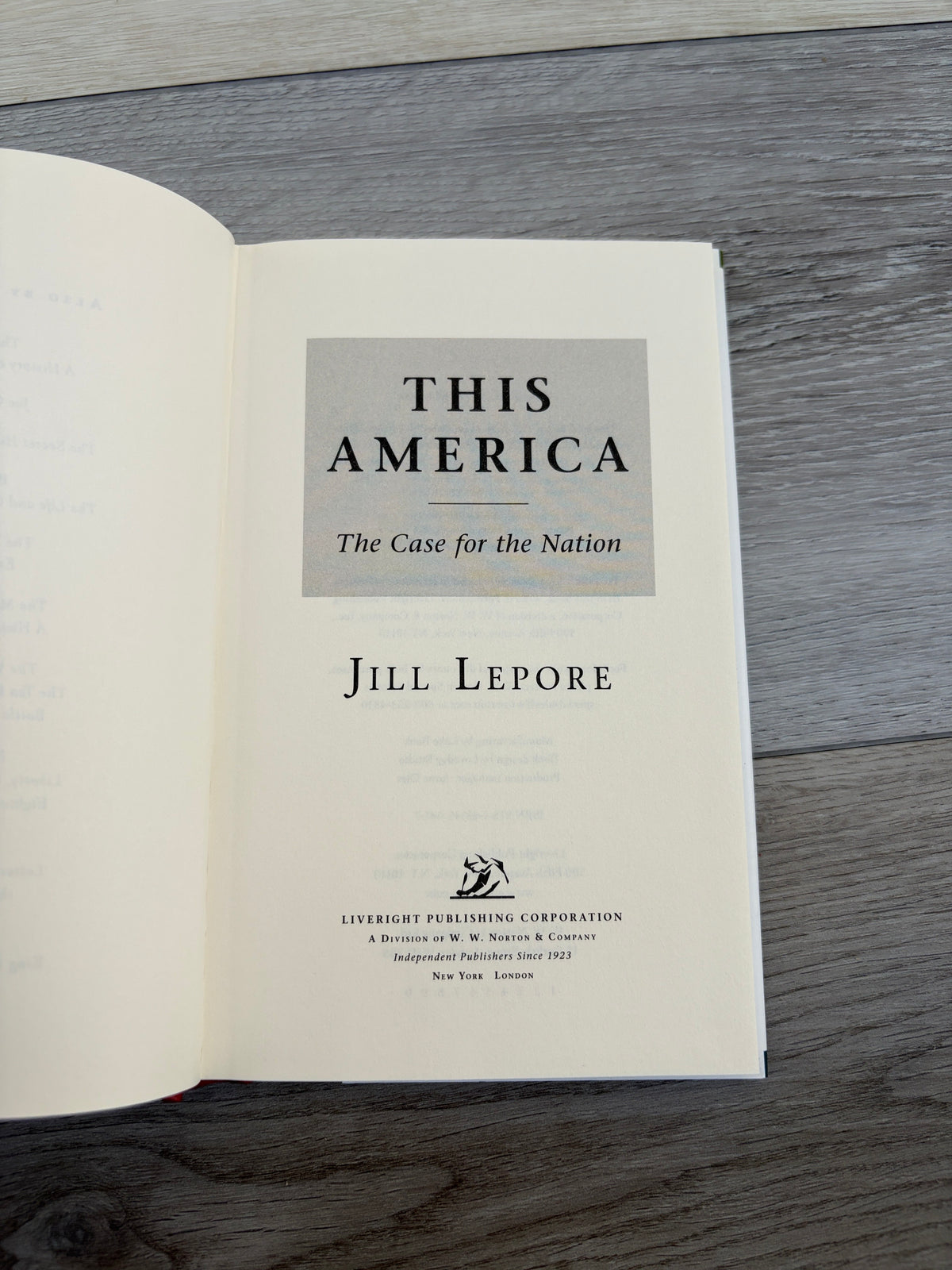 This America: The Case for the Nation