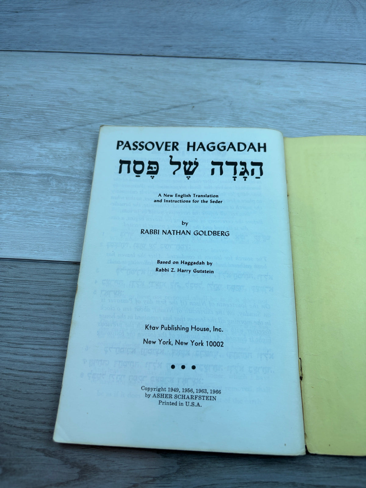 Passover Haggadah: A New English Translation and Instructions for the Seder