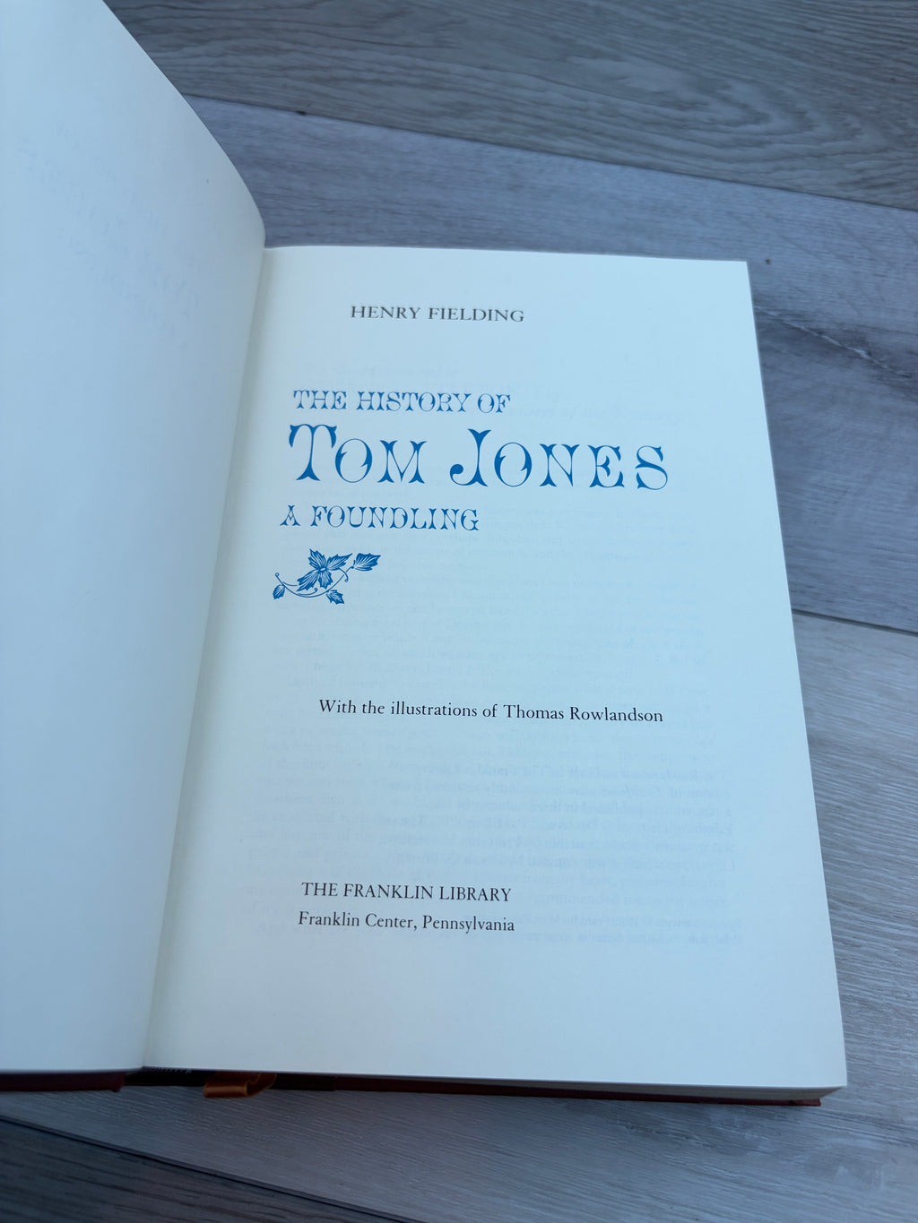 The History of Tom Jones, a Foundling