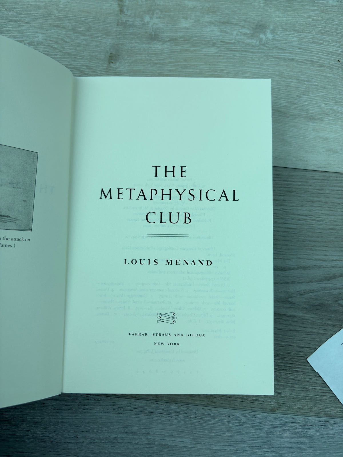 The Metaphysical Club