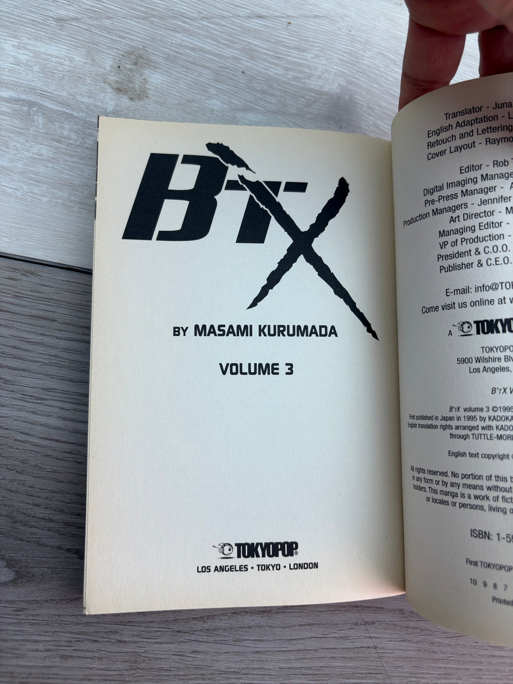 B'TX Volume 3 Manga
