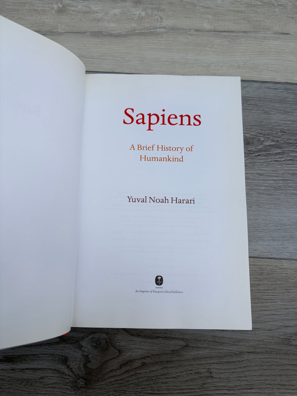 Sapiens: A Brief History of Humankind