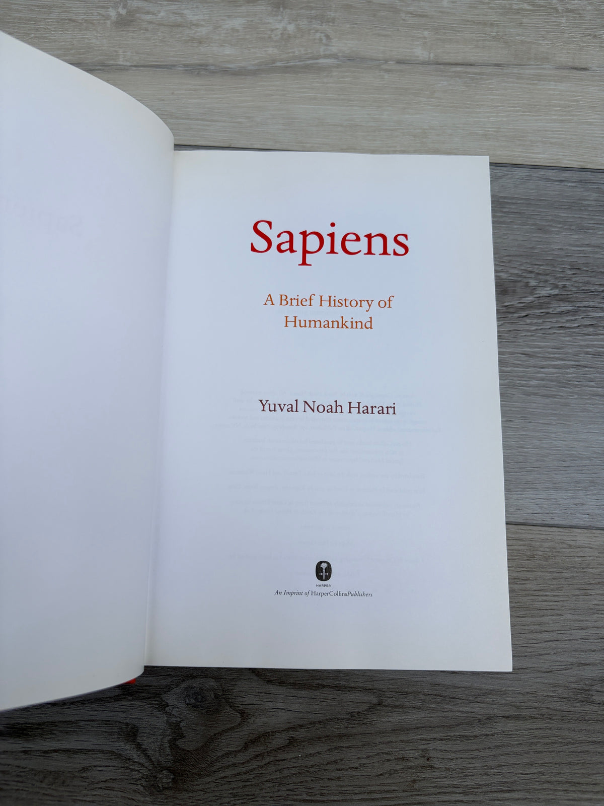 Sapiens: A Brief History of Humankind