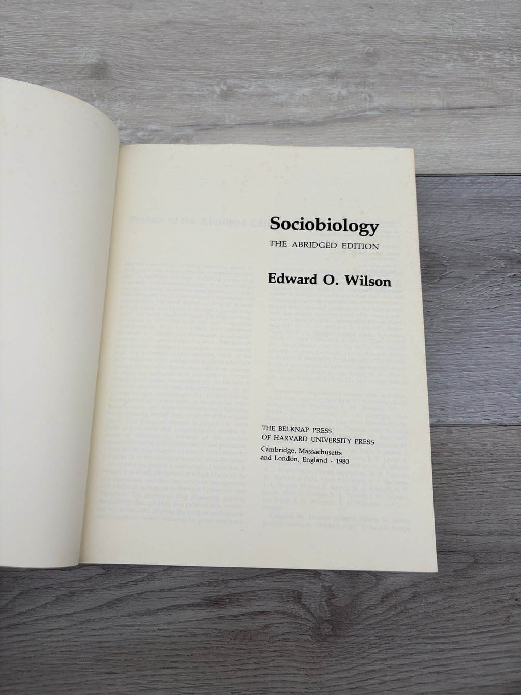 Sociobiology: The Abridged Edition