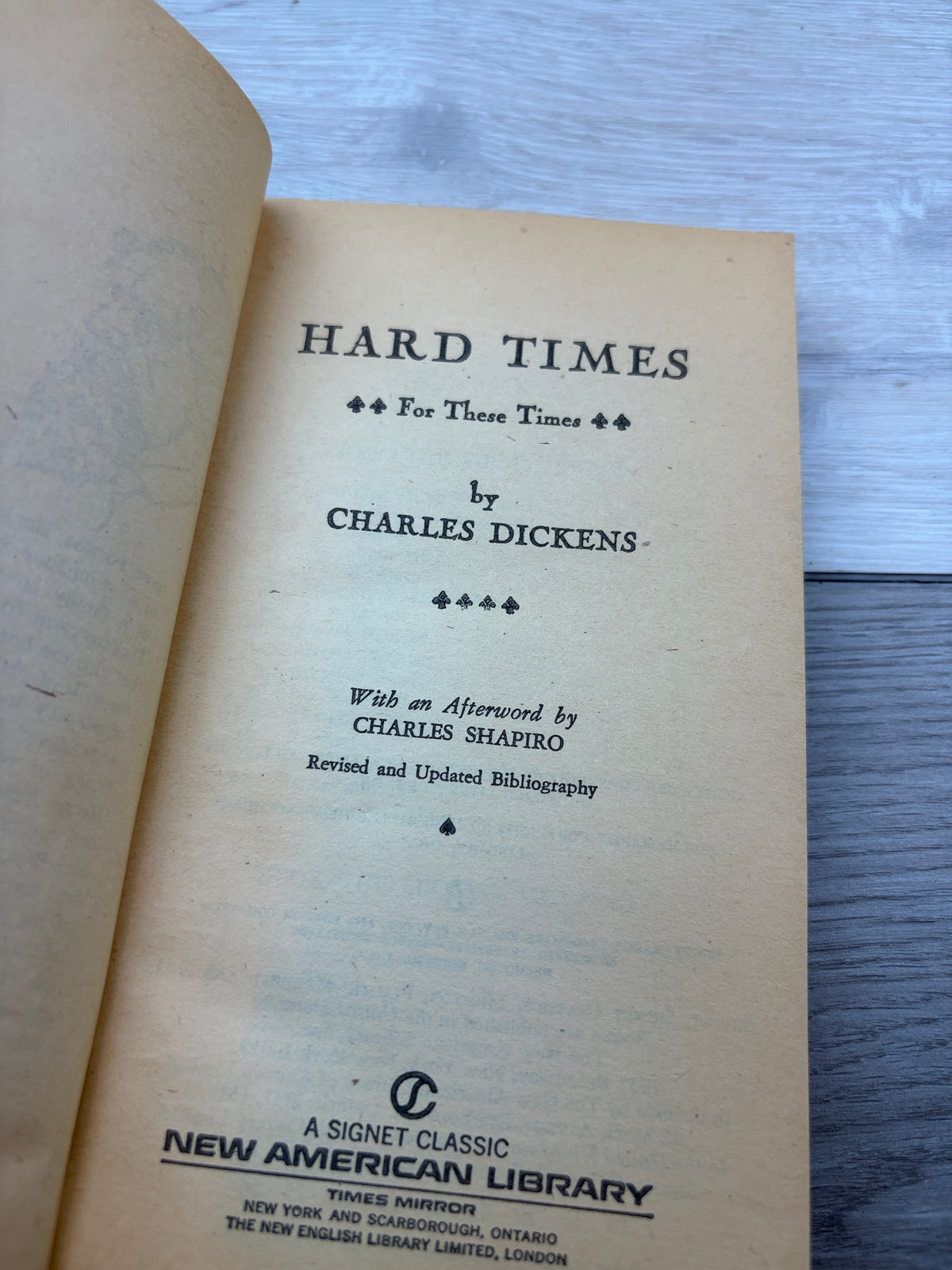 Hard Times: For These Times