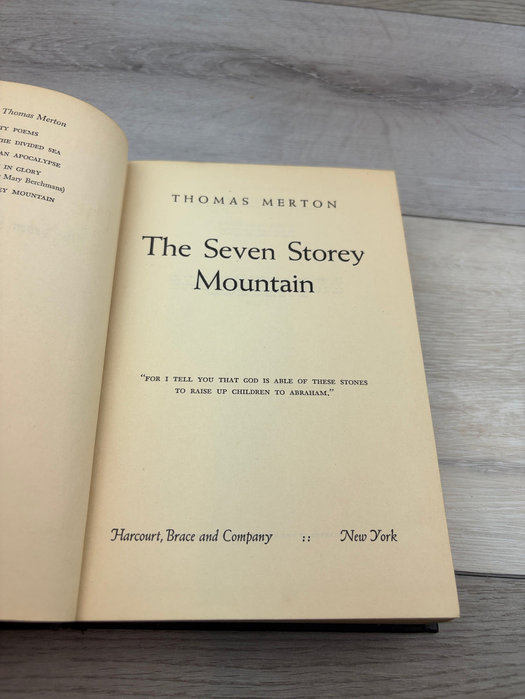 The Seven Storey Mountain