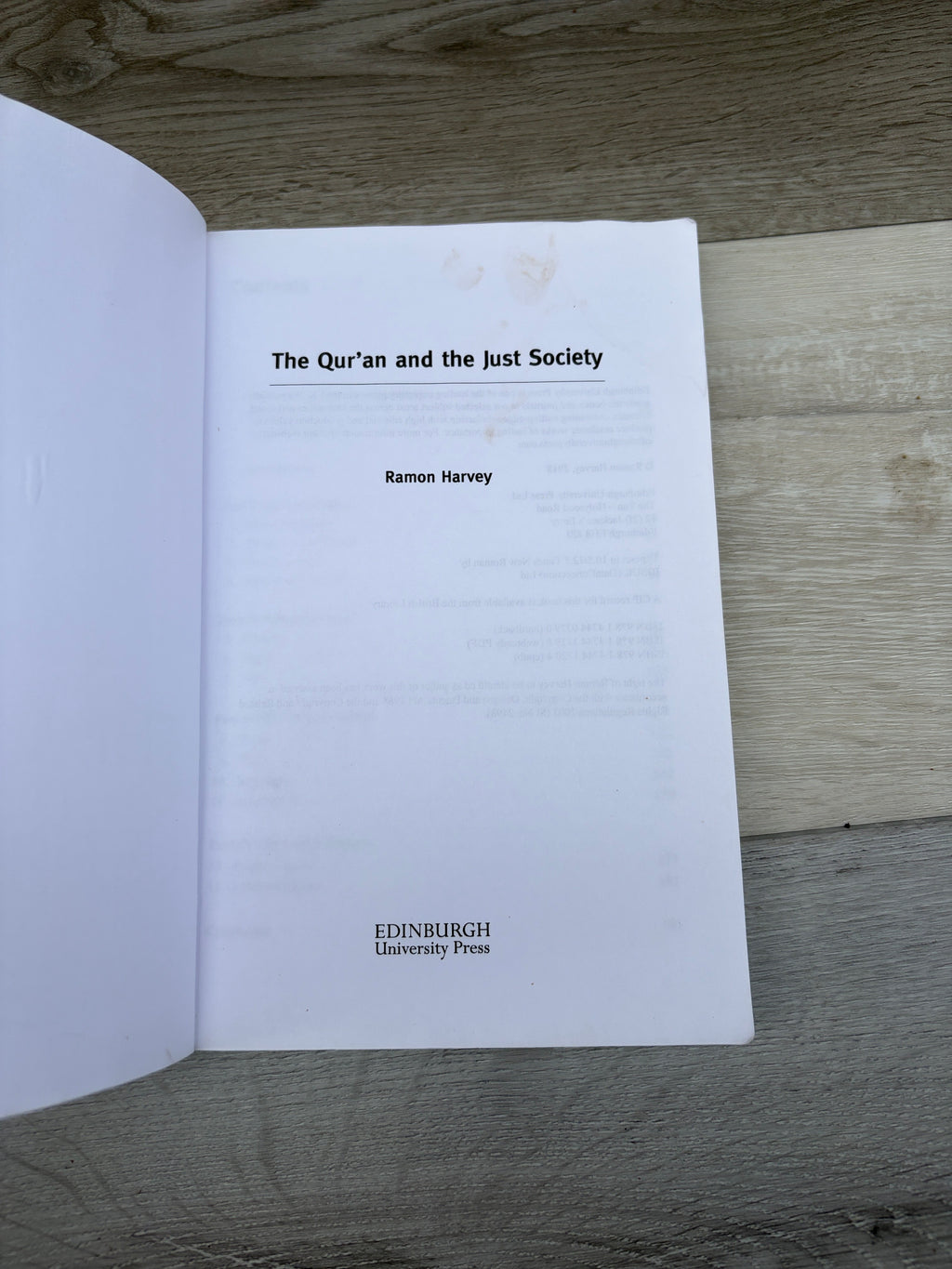 The Qur'an and the Just Society