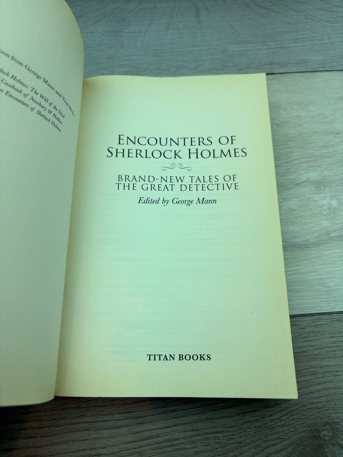 Encounters of Sherlock Holmes