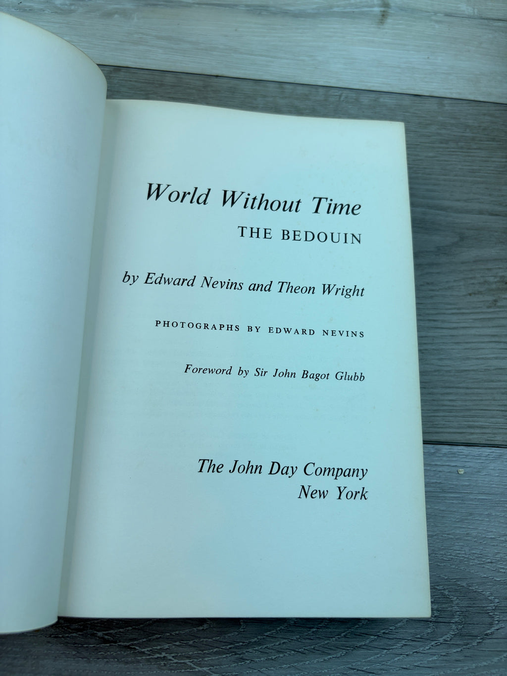 World Without Time: The Bedouin