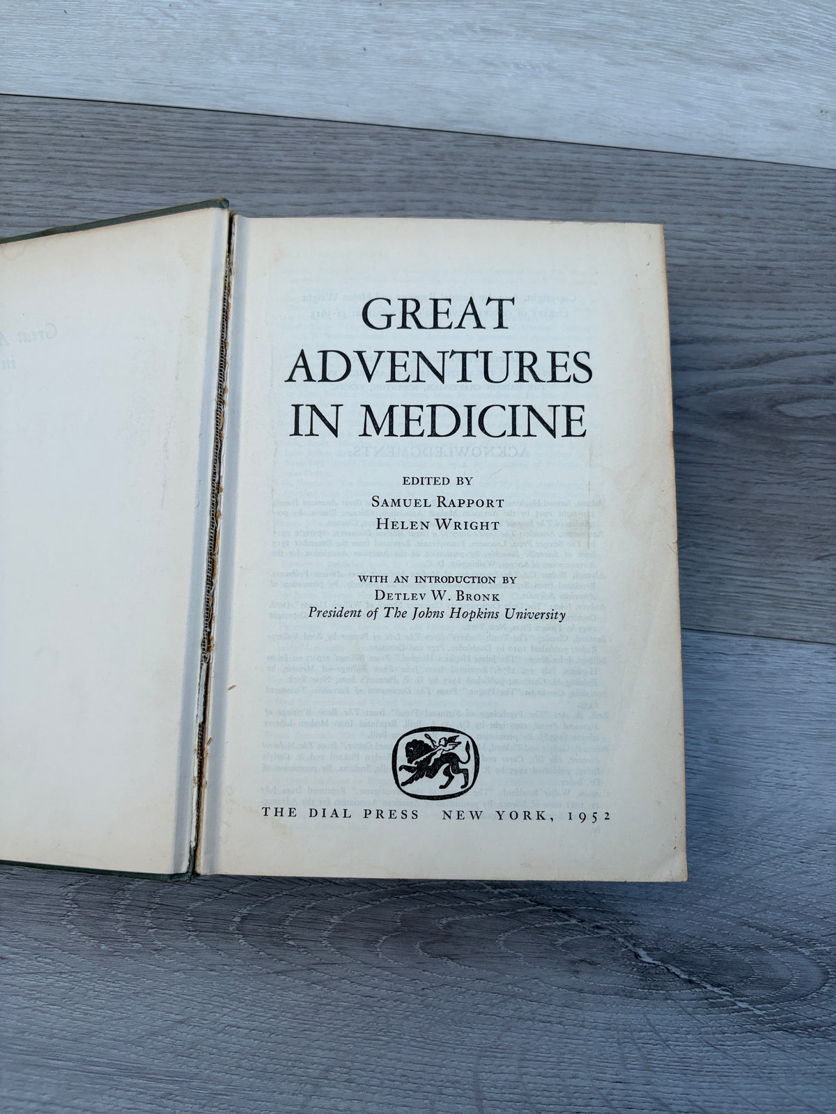 Great Adventures in Medicine