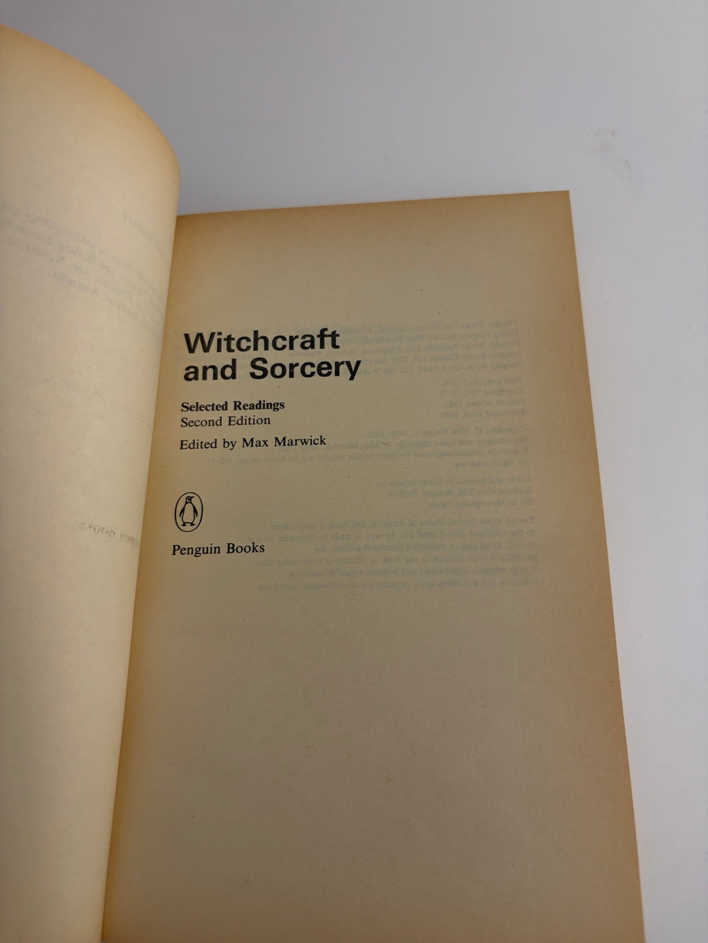 Witchcraft and Sorcery