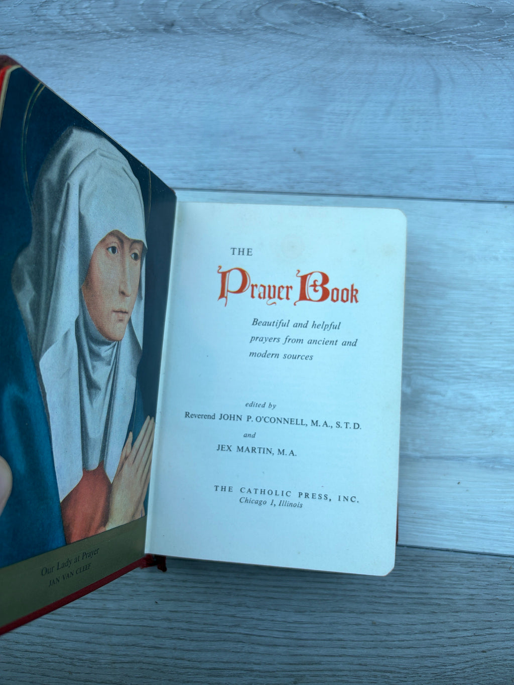 Our Lady at Prayer ,The Prayer Book;