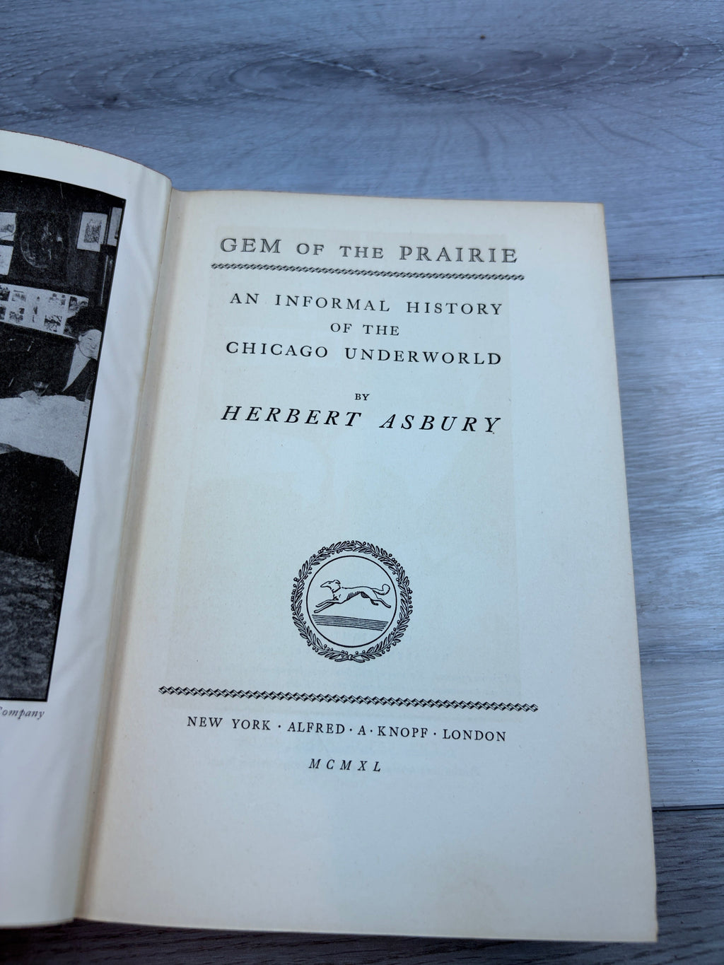 Gem of the Prairie: An Informal History of the Chicago Underworld