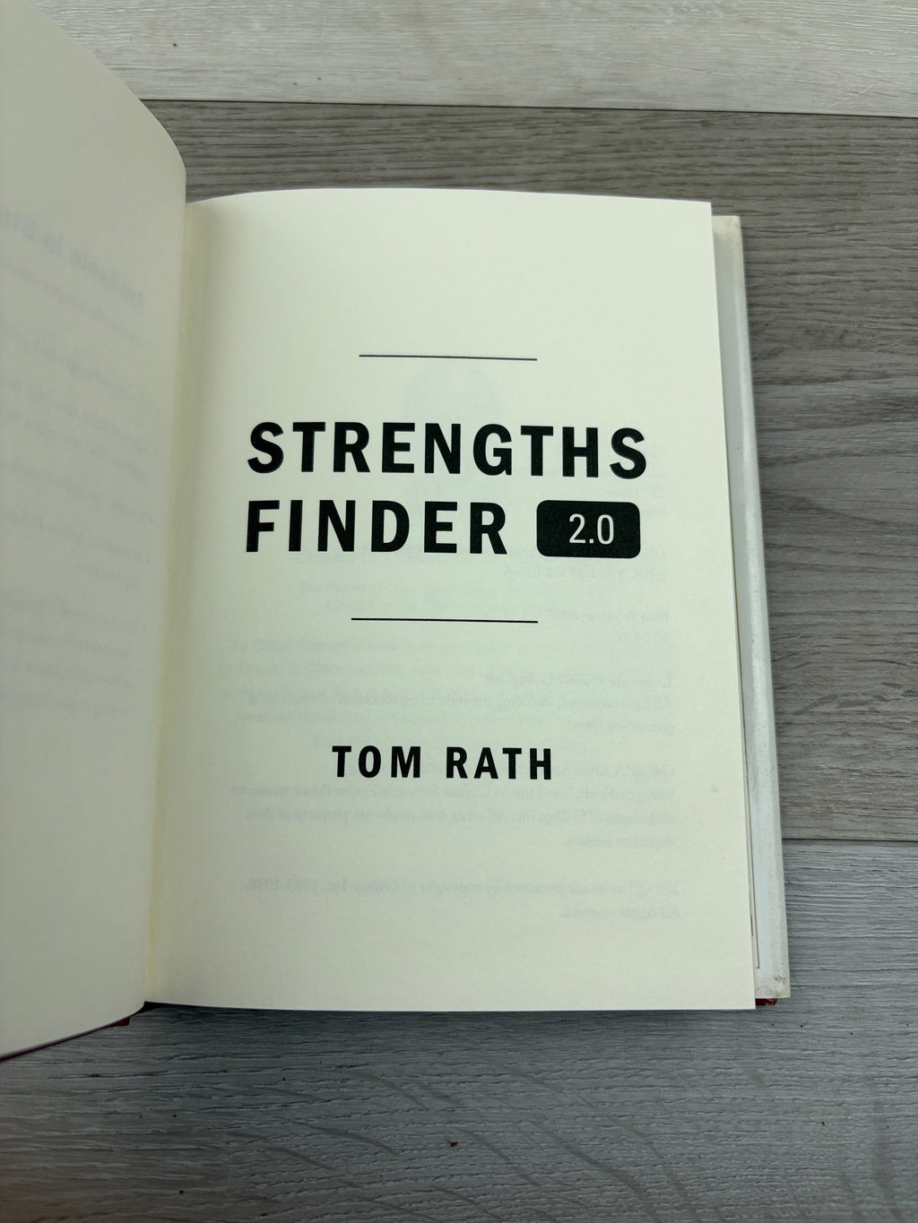 StrengthsFinder 2.0