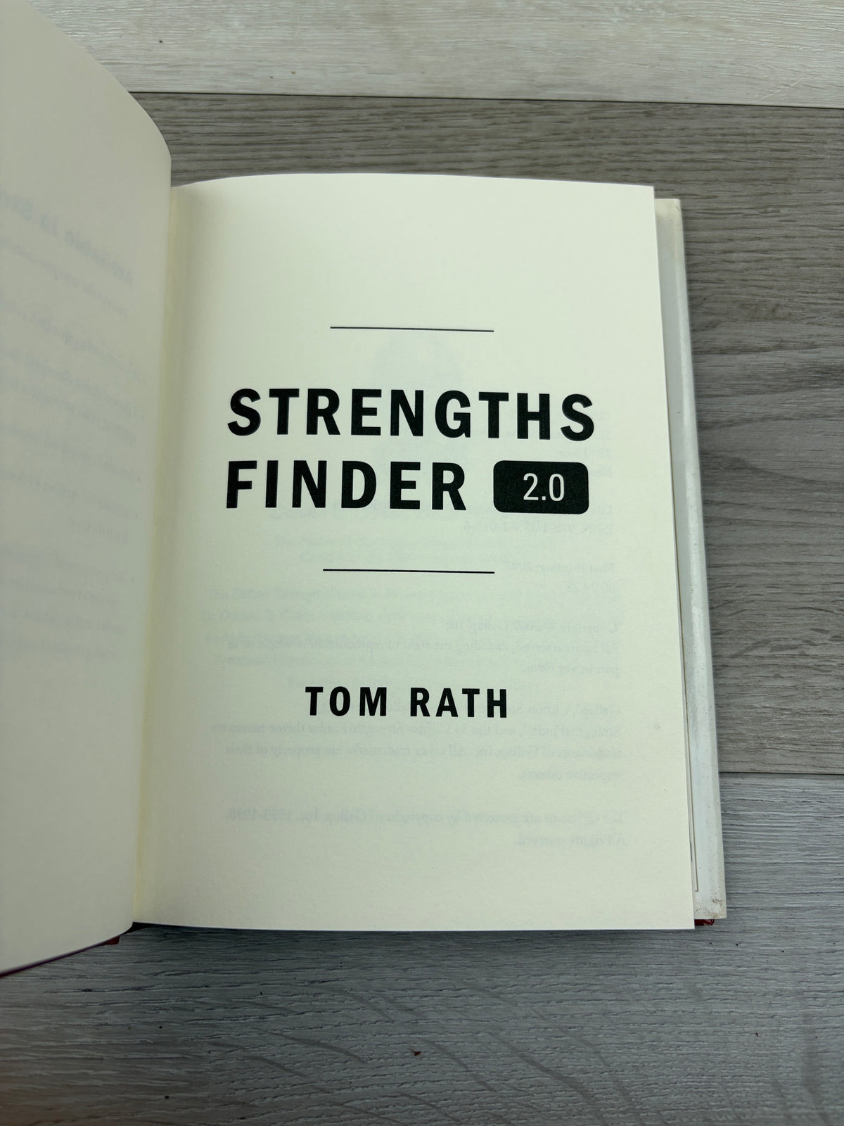 StrengthsFinder 2.0