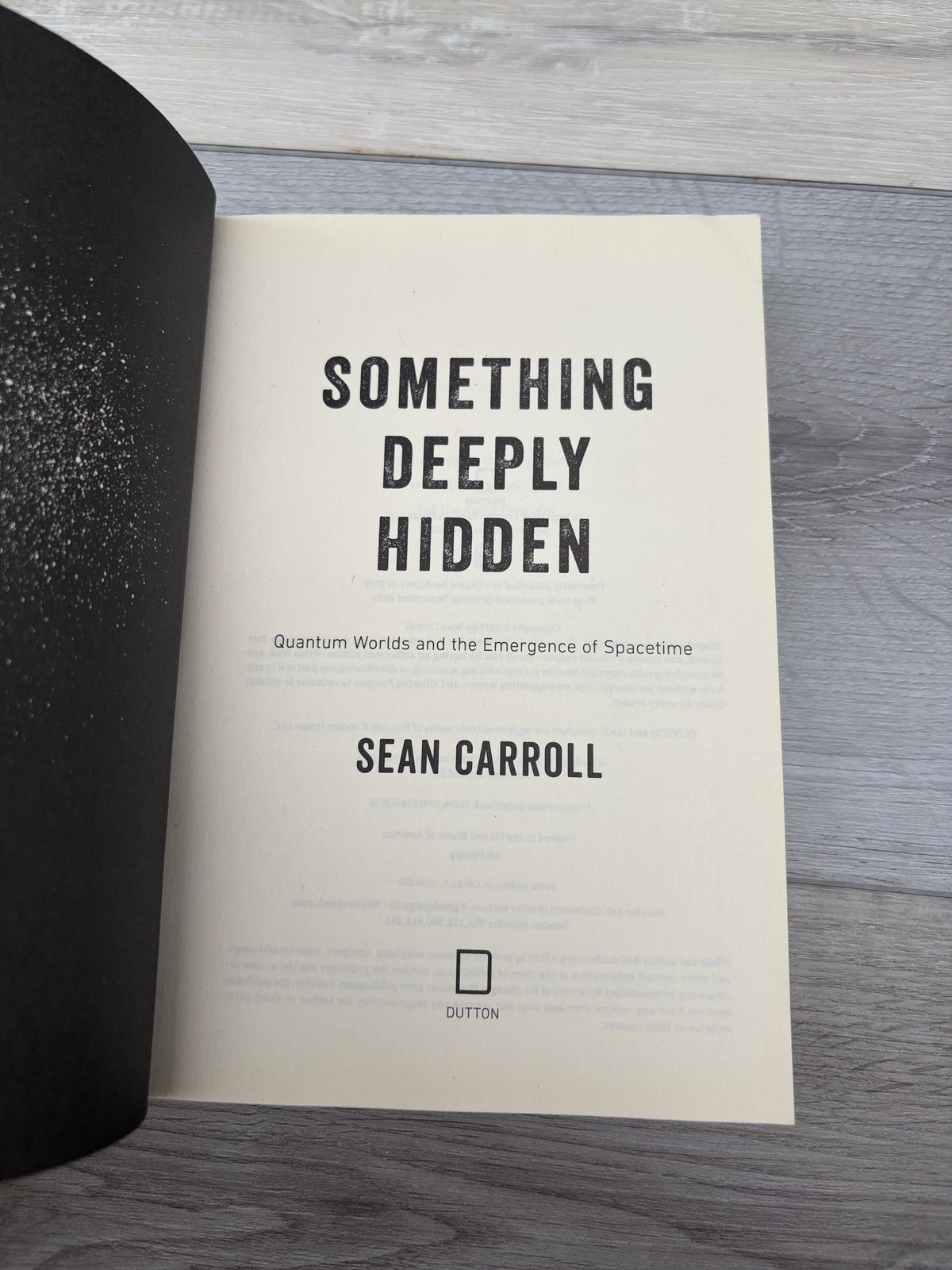 Something Deeply Hidden: Quantum Worlds and the Emergence of Spacetime