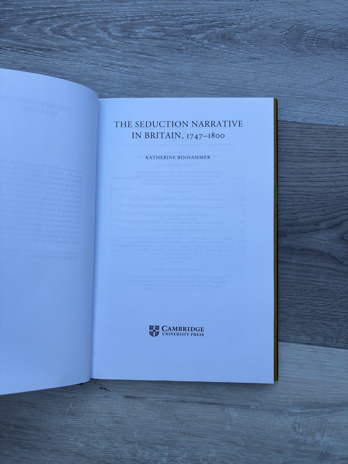 The Seduction Narrative in Britain, 1747–1800