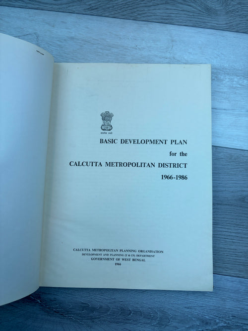 Basic Development Plan for the Calcutta Metropolitan District, 1966–1986