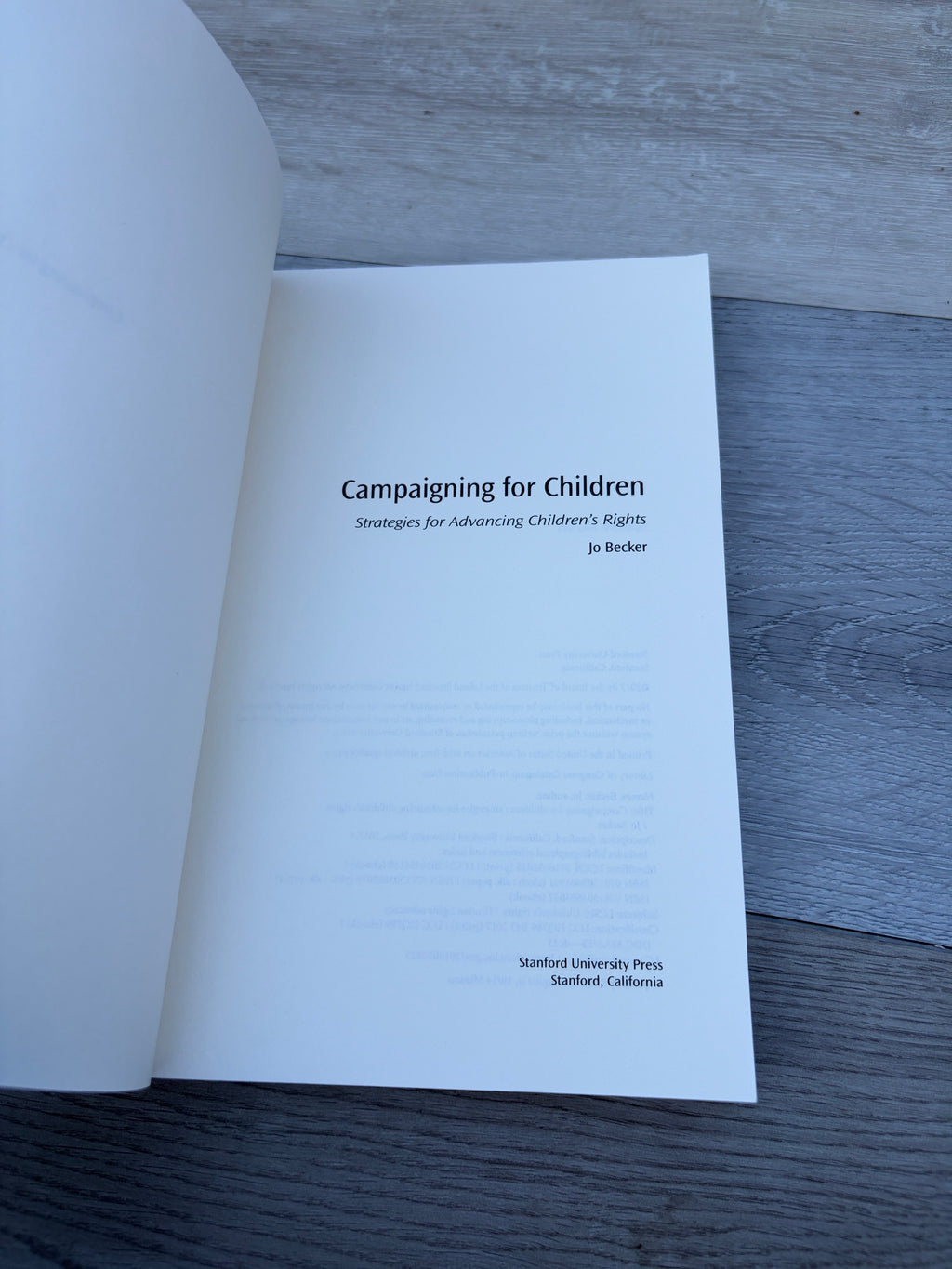 Campaigning for Children