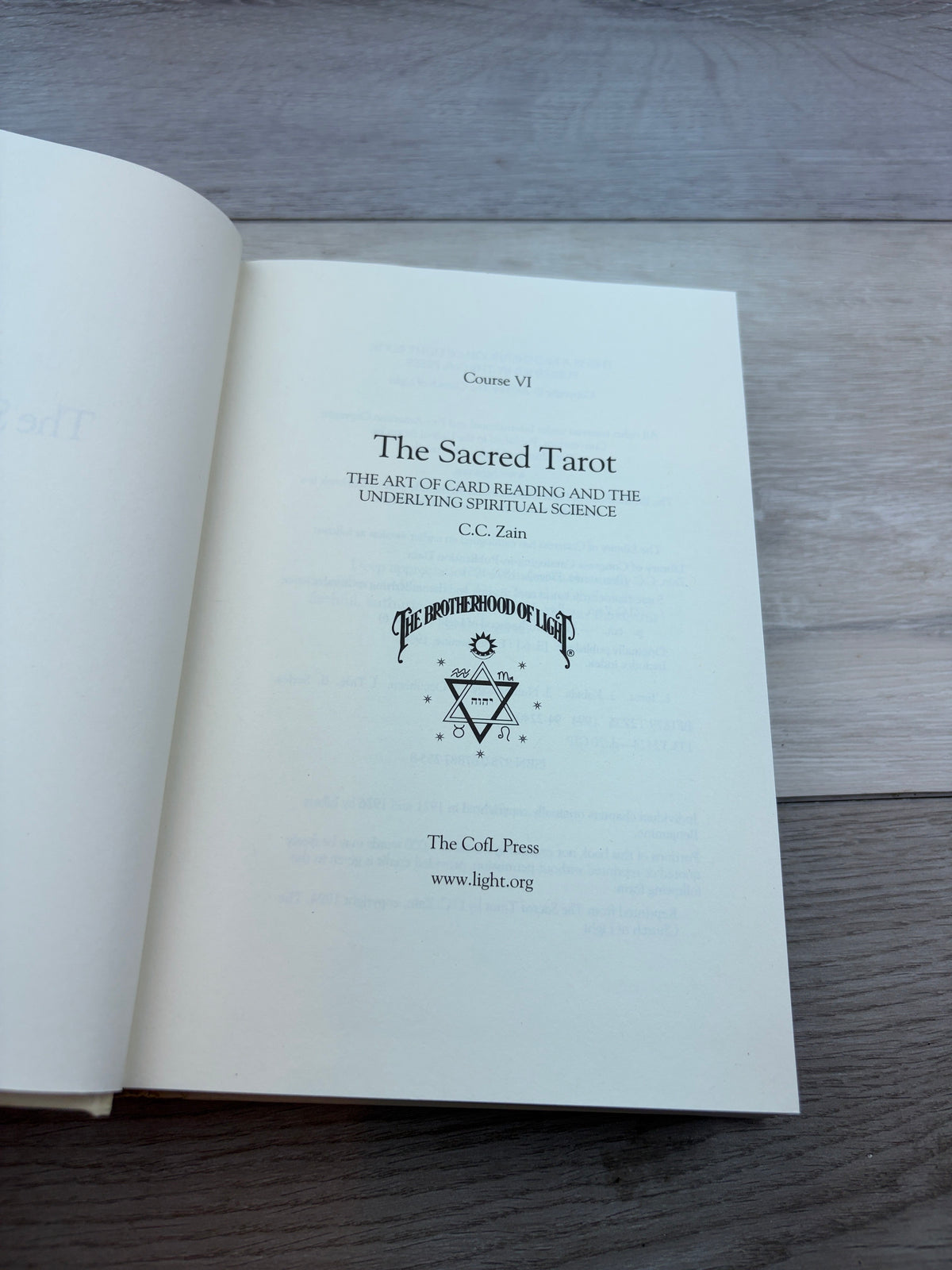 The Sacred Tarot