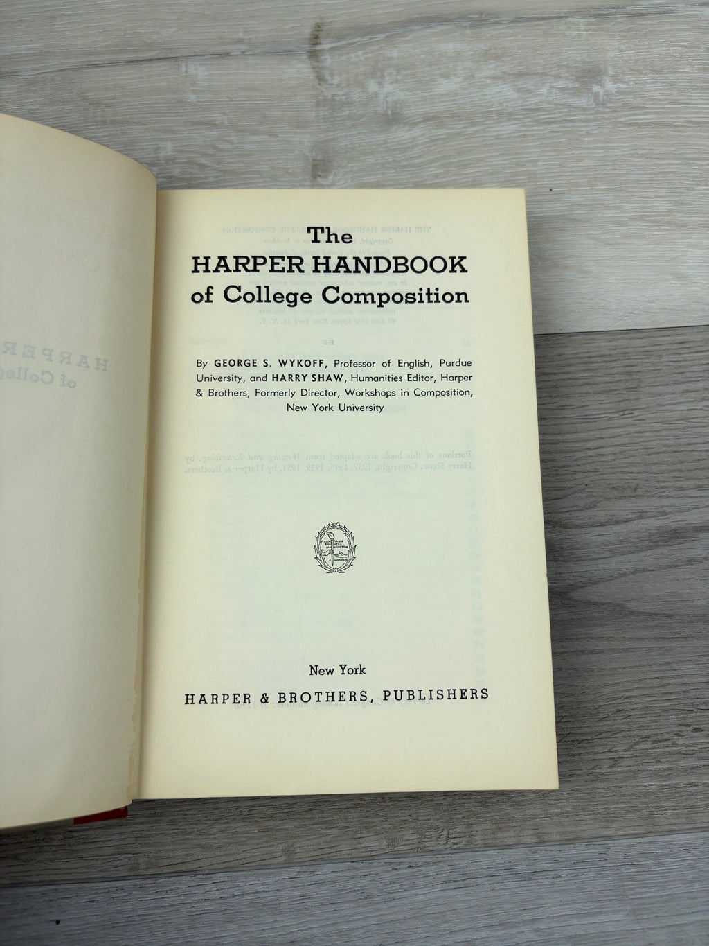 The Harper Handbook of College Composition