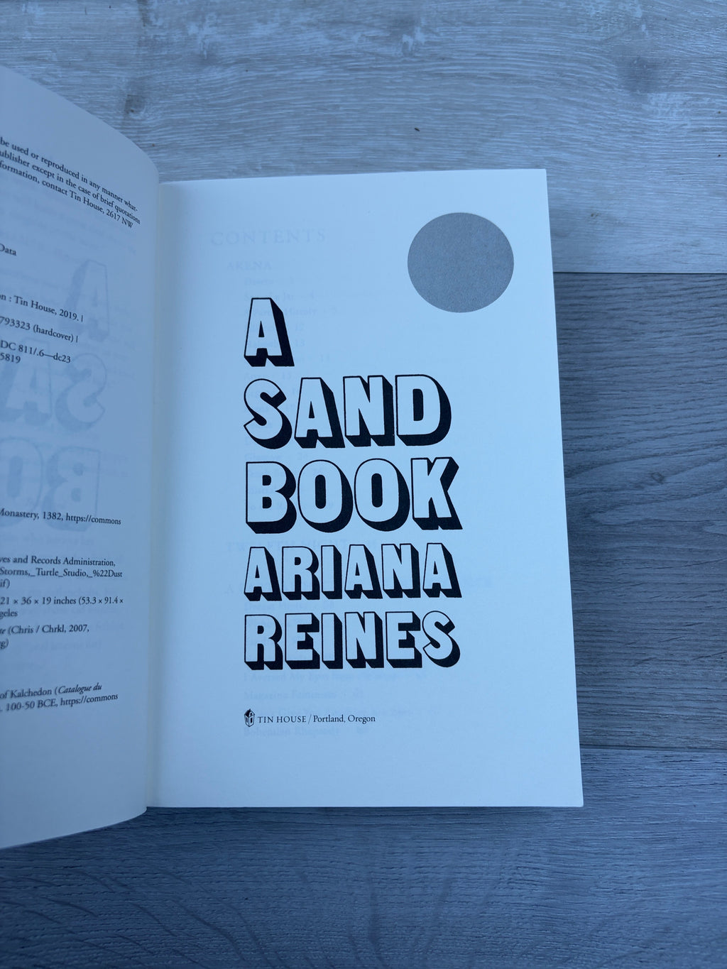 A Sand Book