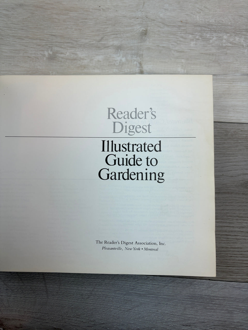 Reader's Digest Illustrated Guide to Gardening