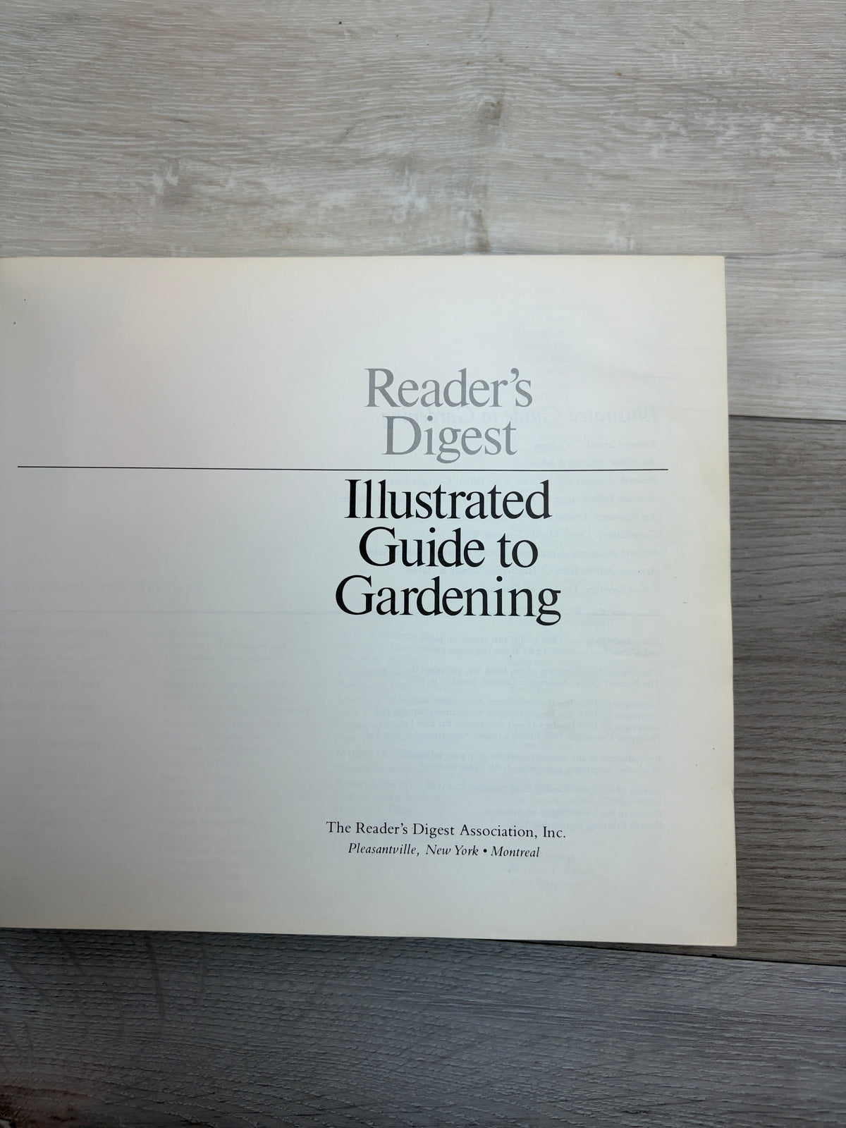 Reader's Digest Illustrated Guide to Gardening