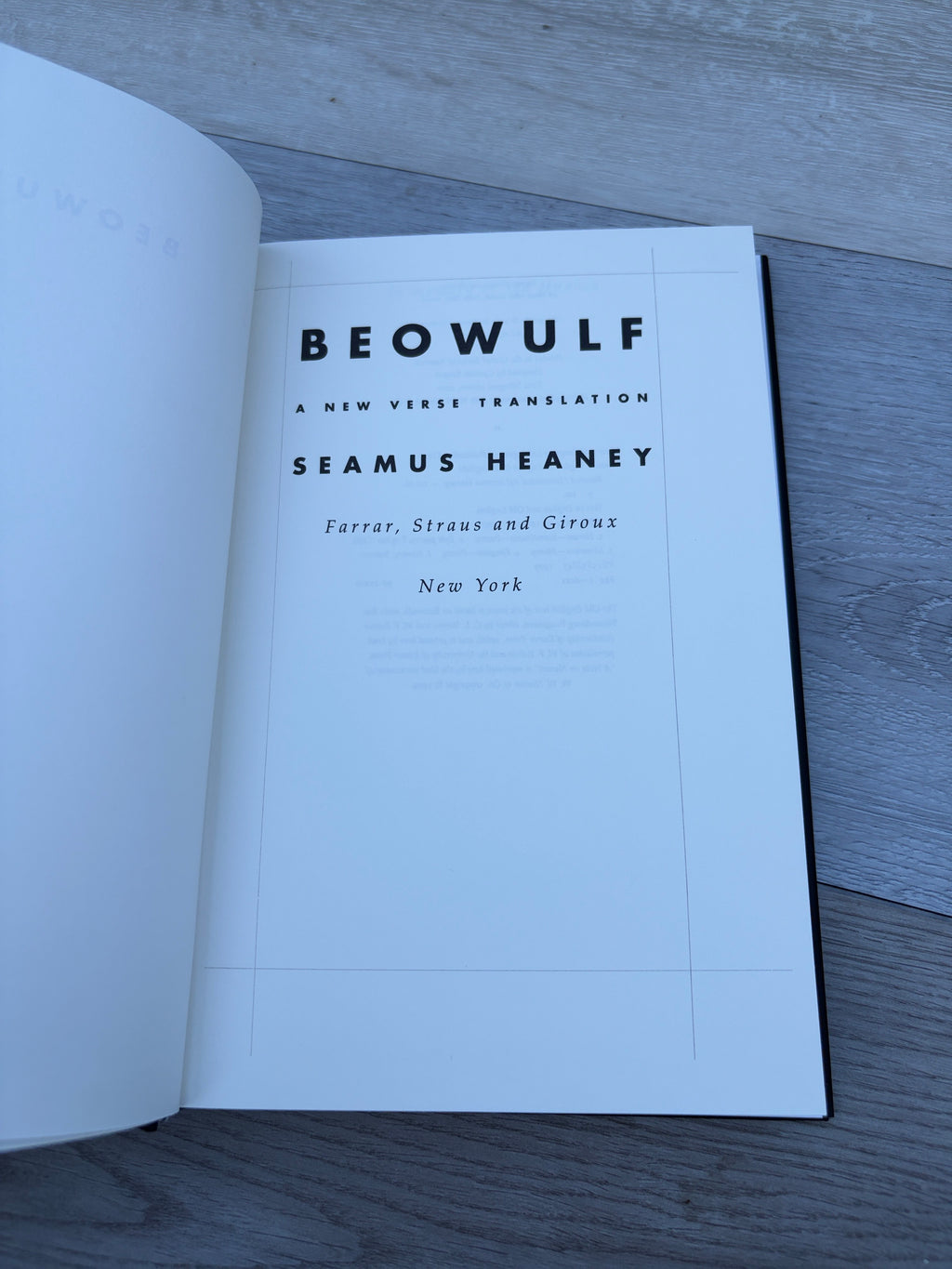Beowulf: A New Verse Translation