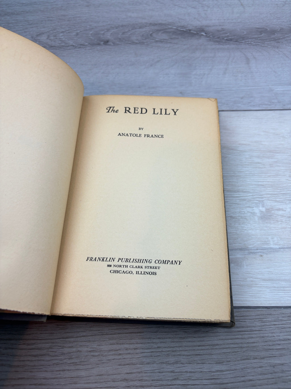 The Red Lily