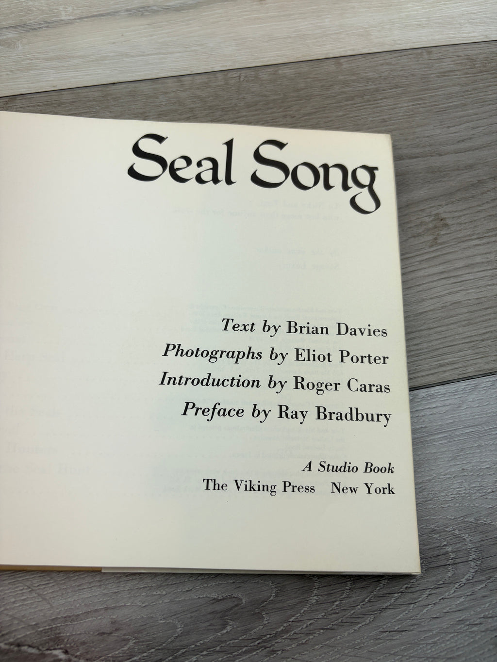 Seal Song