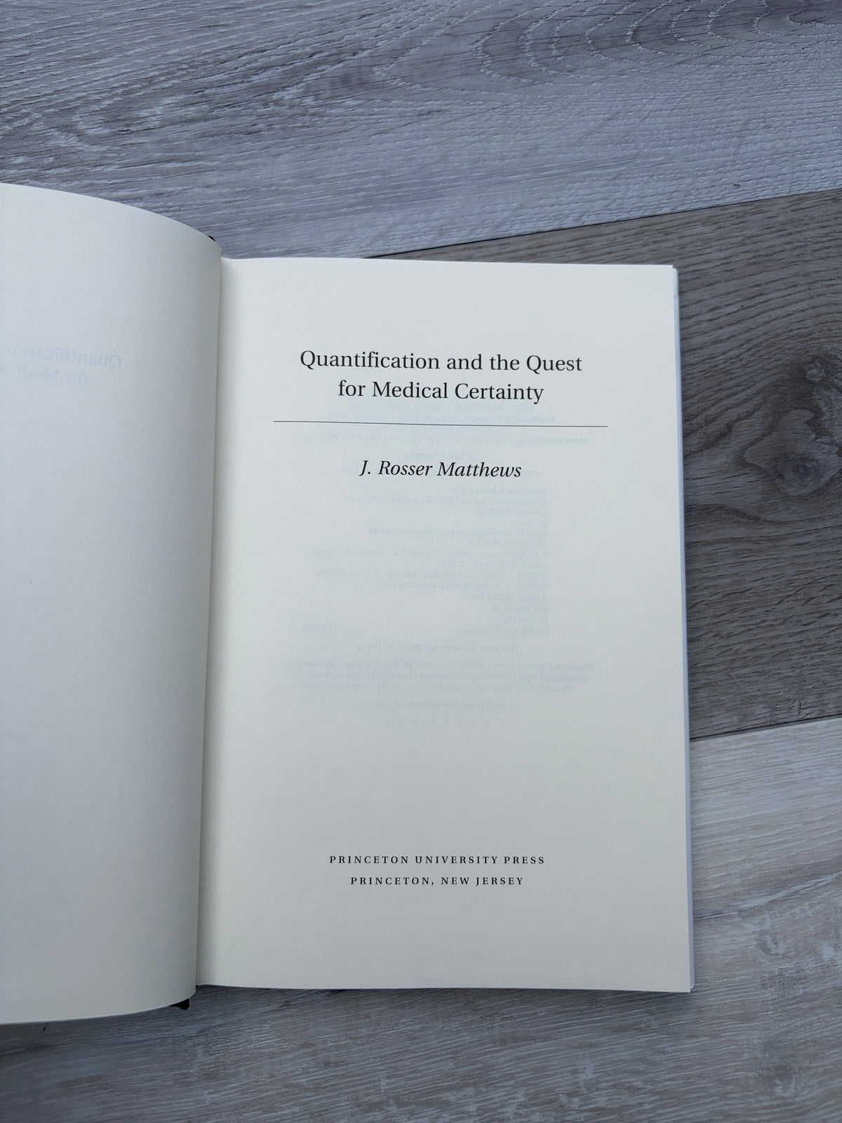Quantification and the Quest for Medical Certainty