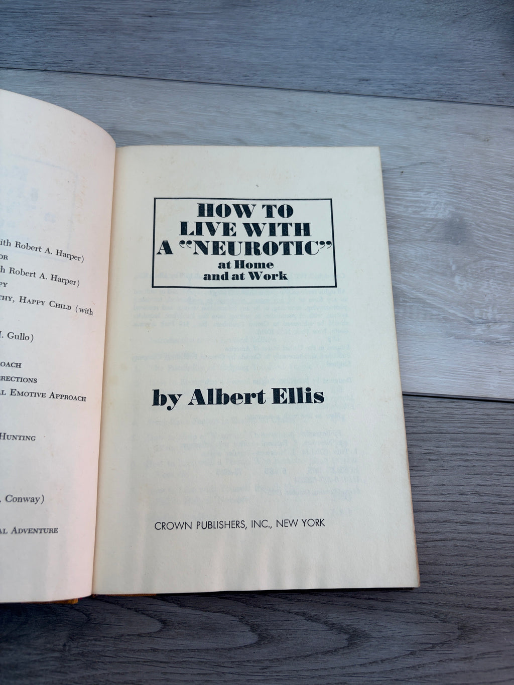 How to Live with a Neurotic
