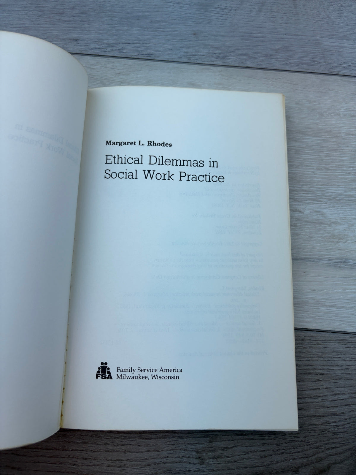 Ethical Dilemmas in Social Work Practice