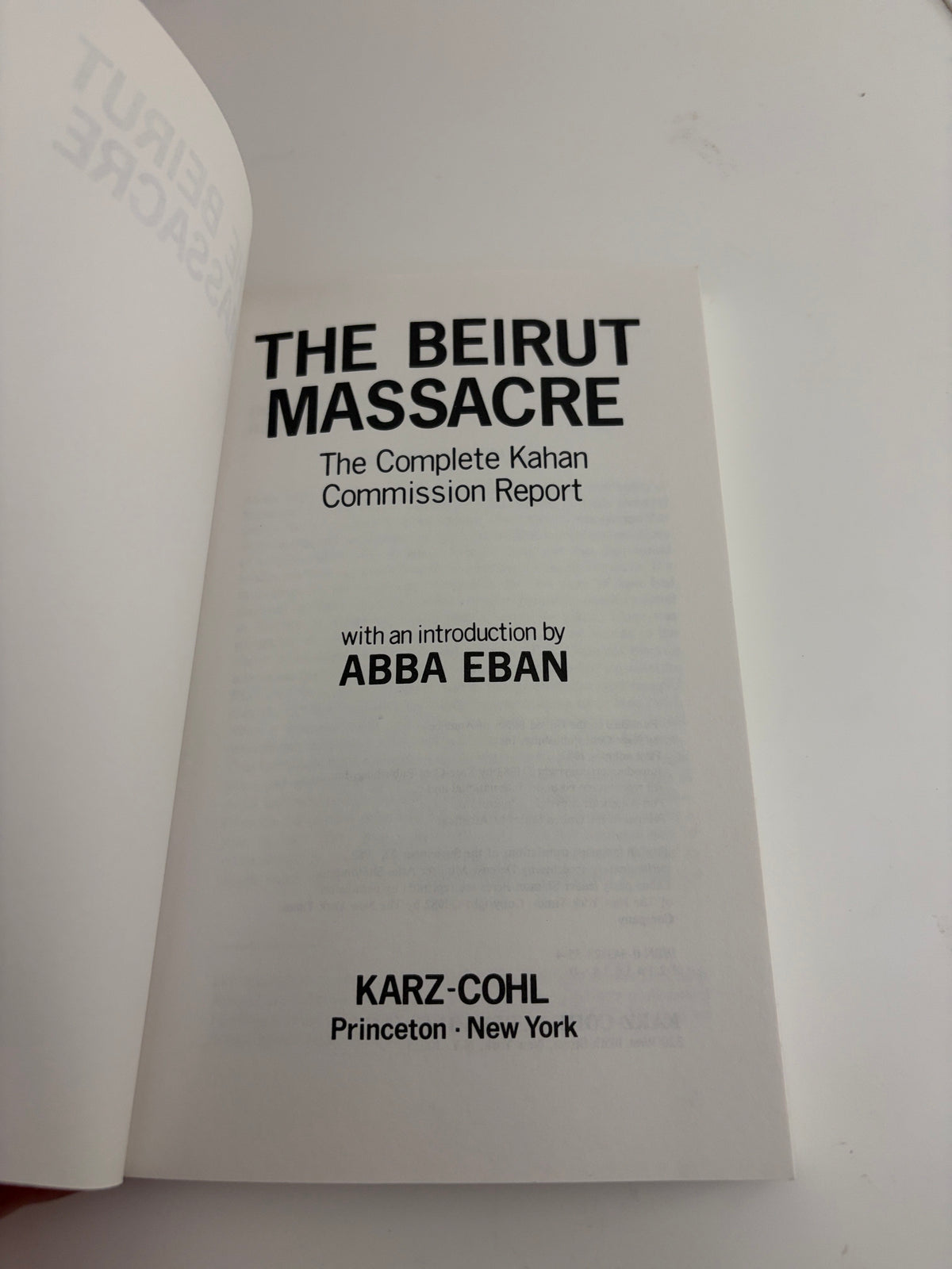 The Beirut Massacre
