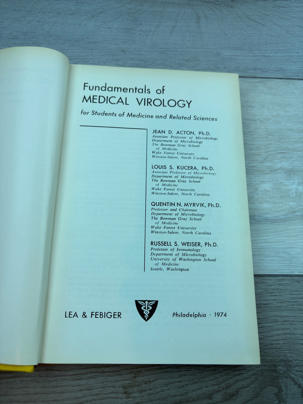 Fundamentals of Medical Virology