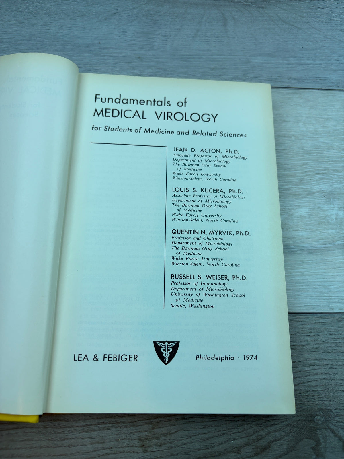 Fundamentals of Medical Virology